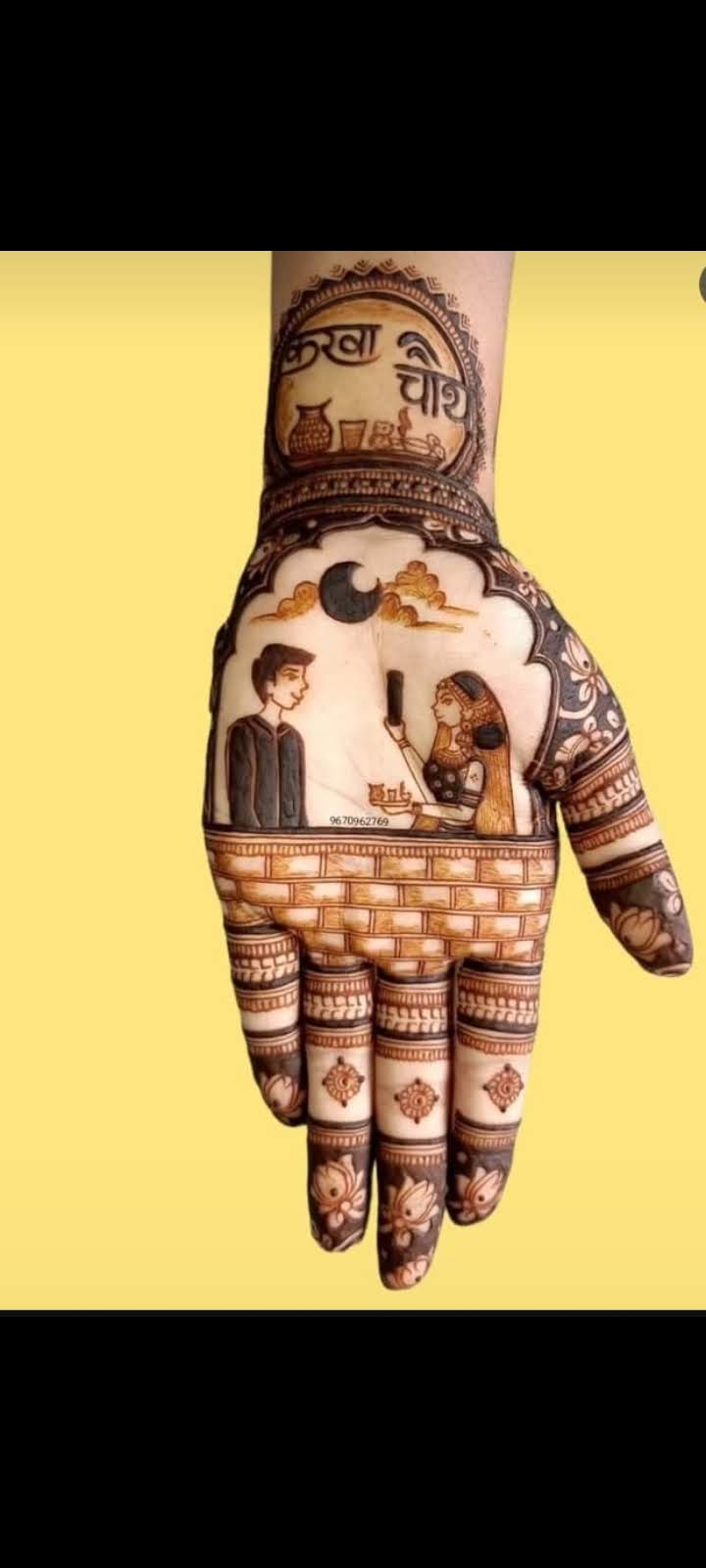 Festive Mehndi Design by RJ 20 Mehandi Artist in Kota